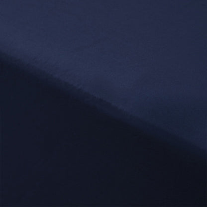 Accessorize 400TC Navy Bamboo Cotton Fitted Sheet 40cm Wall Double