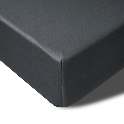 Accessorize 400TC Bamboo Cotton Mega Fitted Sheet 50cm Wall - Charcoal King