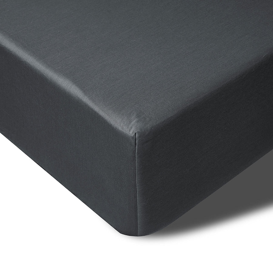 Accessorize 400TC Bamboo Cotton Mega Fitted Sheet 50cm Wall - Charcoal King