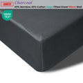 Accessorize 400TC Bamboo Cotton Mega Fitted Sheet 50cm Wall - Charcoal King