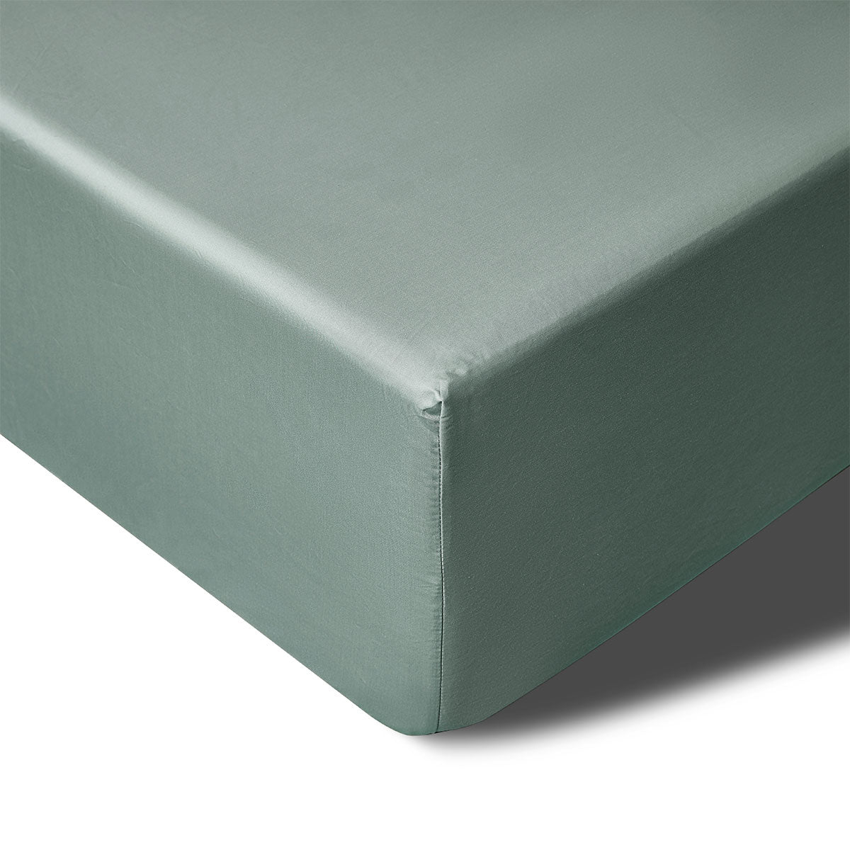 Accessorize 400TC Sage Bamboo Cotton Fitted Sheet 50cm Wall Queen - SuperSaverAU - view 1