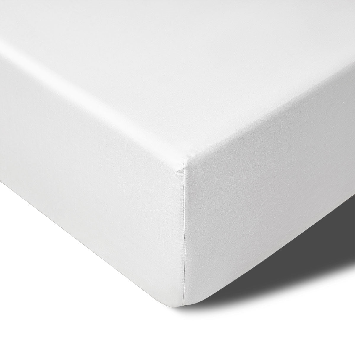 Accessorize 400TC Bamboo Cotton Mega Fitted Sheet 50cm Wall - White King