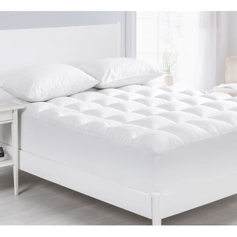 Cloudland 1000GSM Memory Resistant Microball Fill Mattress Topper Super King - SuperSaverAU - view 1