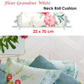 PIP Studio Floral Print Neck Roll Cushion 22x70 cm with Tie Closure - SuperSaverAU - view 2