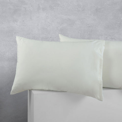 Accessorize Cotton Polyester Standard Pillowcases 48 x 73 cm - Solid Colour Design - SuperSaverAU - view 1