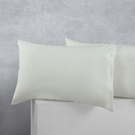 Accessorize Cotton Polyester Standard Pillowcases 48 x 73 cm - Solid Colour Design