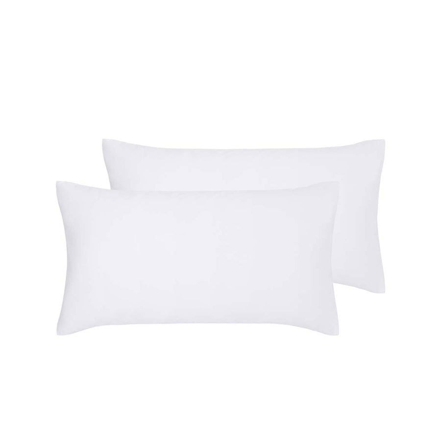 Accessorize White Hotel Deluxe Cotton King Pillowcases 50cm x 90cm - 2 Pack - SuperSaverAU - view 1