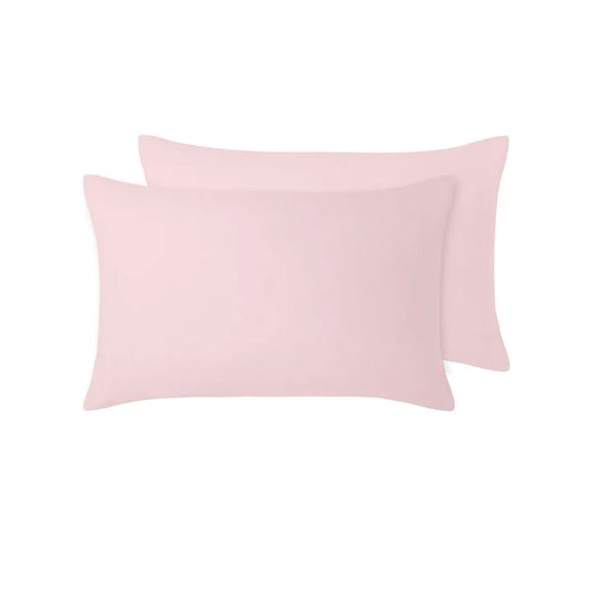 Vintage Design Homewares 100% Linen Standard Pillowcases Blush 48 x 73 cm