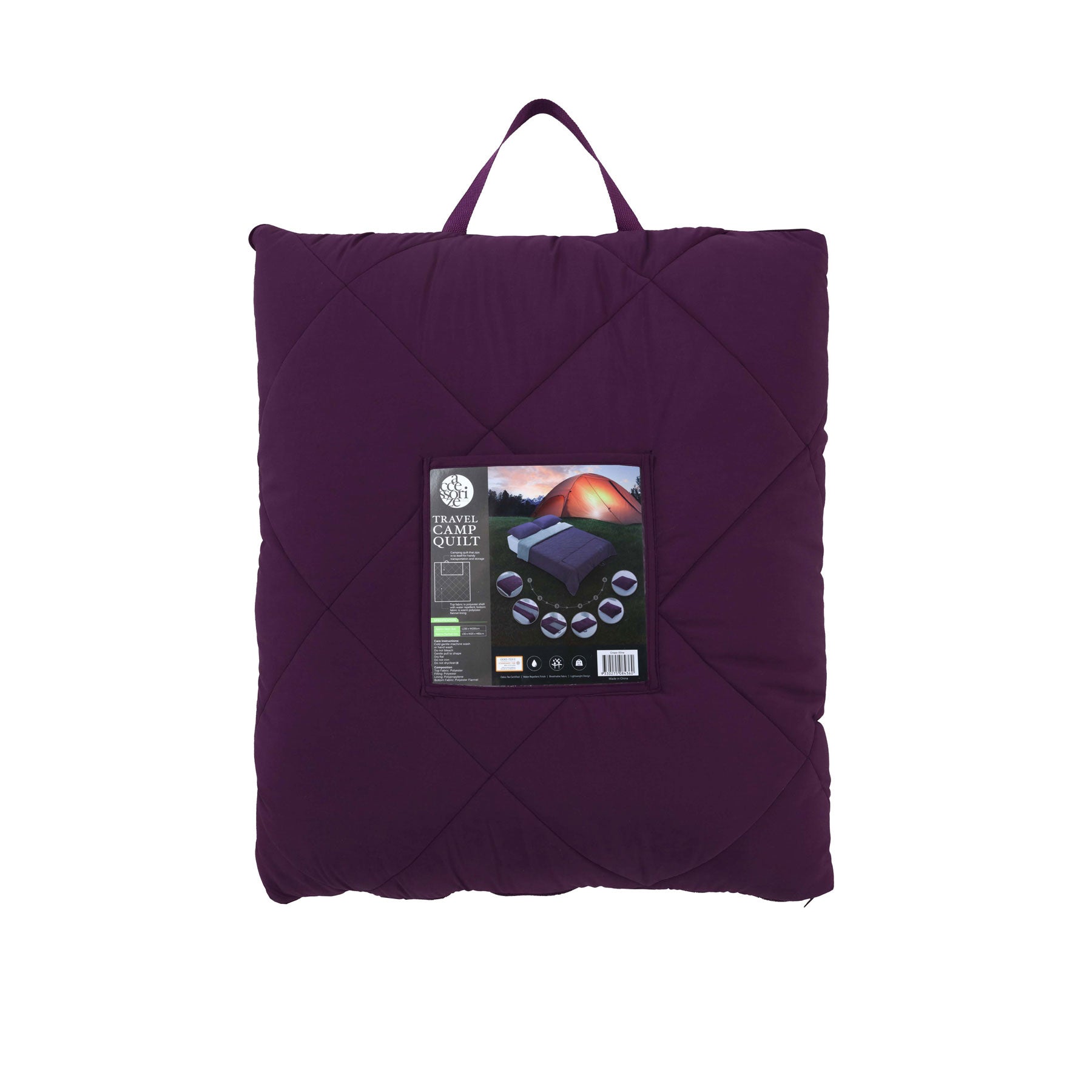 Accessorize Camp Quilt 230 x 205 cm - Water Repellent, Zip, Polyester Flannel - SuperSaverAU - view 1