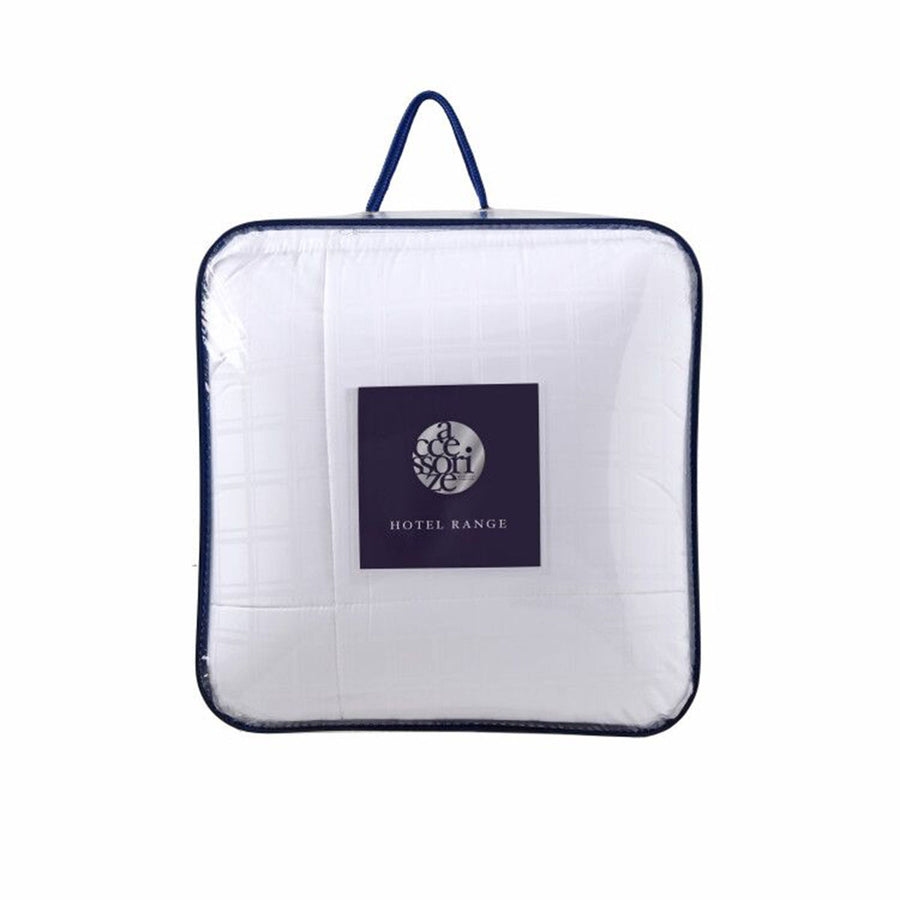 Accessorize Deluxe Hotel Quilt 375TC Single - Cotton, Polyester, Silk Fill - SuperSaverAU - view 1