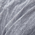 Accessorize Augusta Ruched Quilt Cover Set - Grey, Queen