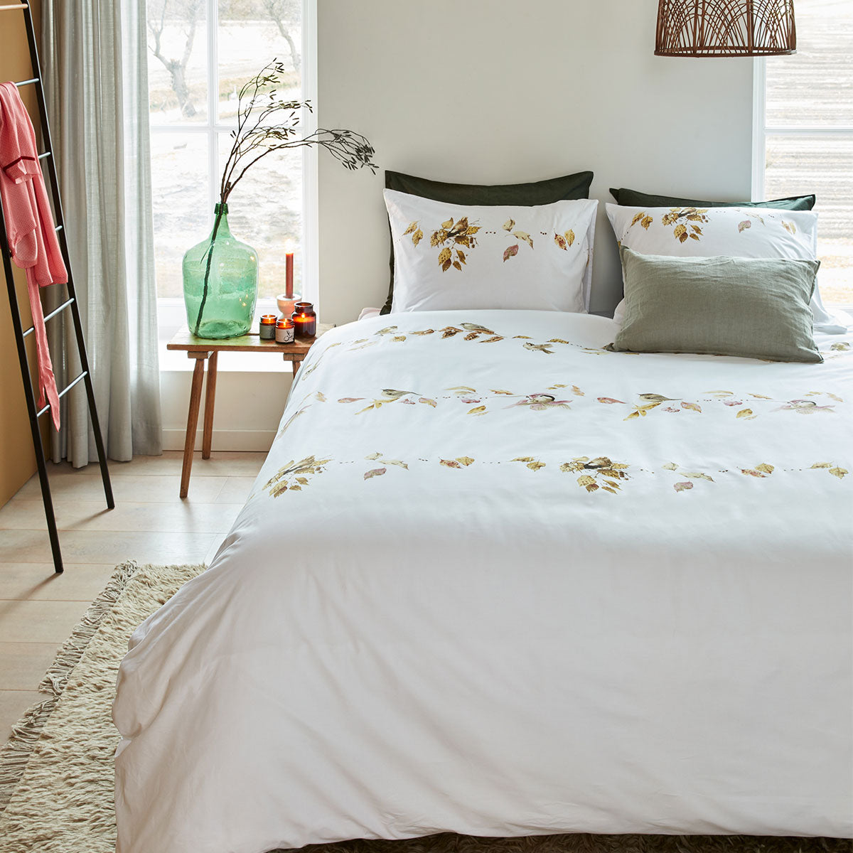 Marjolein Bastin Autumn Scenes Cotton Quilt Cover Set Queen - 100% Cotton, 144 TC - SuperSaverAU - view 1