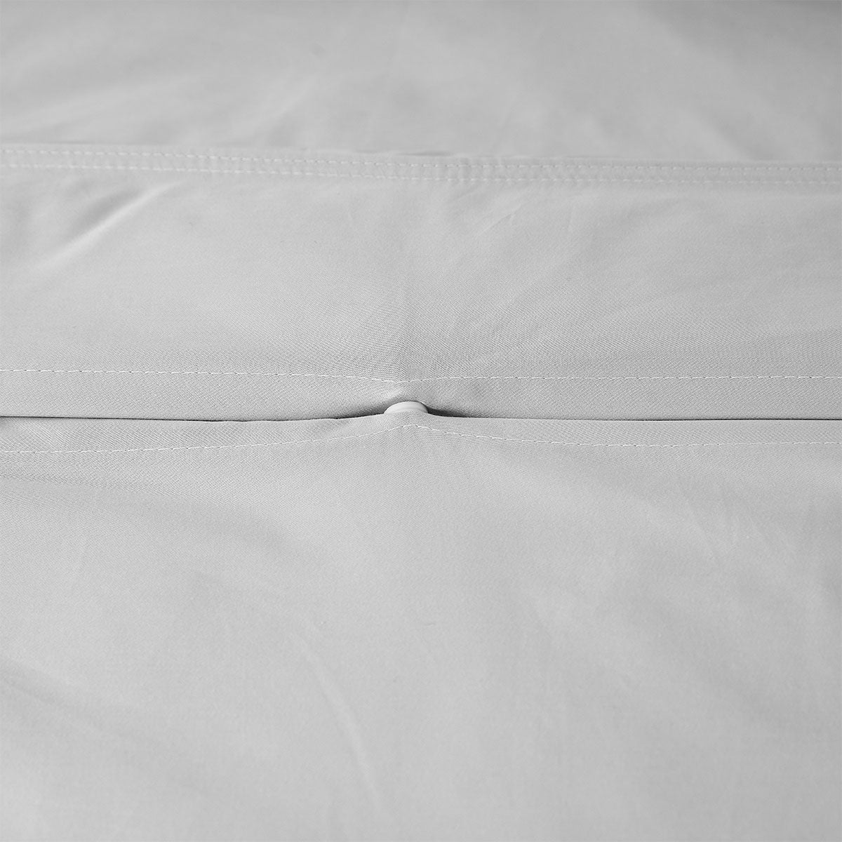 Accessorize 400TC Bamboo Cotton Quilt Cover Set - Grey Double