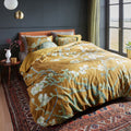 Beddinghouse Almond Blossom Quilt Cover Set Queen, 100% Cotton Sateen, Ochre - SuperSaverAU - view 1