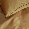 PIP Studio Yellow Cotton Sateen Quilt Cover Set Queen - Diagonal Stripes - SuperSaverAU - view 3