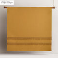 Vintage Design Homeware Boho Ochre Cotton Tassel Quilt Cover Set Queen 210x210 cm - SuperSaverAU - view 2