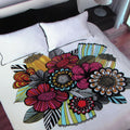 Accessorize Bold Colourful Floral Quilt Cover Set - Single