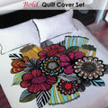 Accessorize Bold Colourful Floral Quilt Cover Set - Single