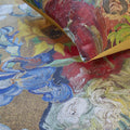 Bedding House Van Gogh Bouquet d'Anniversaire Gold Cotton Sateen Quilt Cover Set 210x210cm - SuperSaverAU - view 2