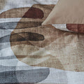 Bedding House Broc Natural Cotton Quilt Cover Set Queen - Watercolour Shapes Print - SuperSaverAU - view 2
