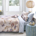 PIP Studio Cece Fiore White Cotton Quilt Cover Set Super King - Floral Design - SuperSaverAU - view 1