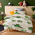 Happy Kids Country Harvest Quilt Cover Set Single - Cotton Farm Design - SuperSaverAU - view 1