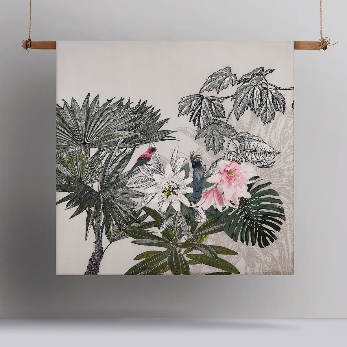 Accessorize Curiosity Washed Cotton Printed Quilt Cover Set Queen - Foliage Design - SuperSaverAU - view 3