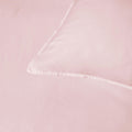 Accessorize Bamboo Cotton Double Stitch Quilt Cover Set 400TC - Blush, Queen