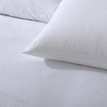 Accessorize Elma White Jacquard Quilt Cover Set Super King - Timeless Design - SuperSaverAU - view 3