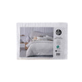 Accessorize Elma White Jacquard Quilt Cover Set Super King - Timeless Design - SuperSaverAU - view 4