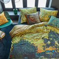 Beddinghouse Van Gogh Evening Twilight Ochre Cotton Sateen Quilt Cover Set Queen - SuperSaverAU - view 1