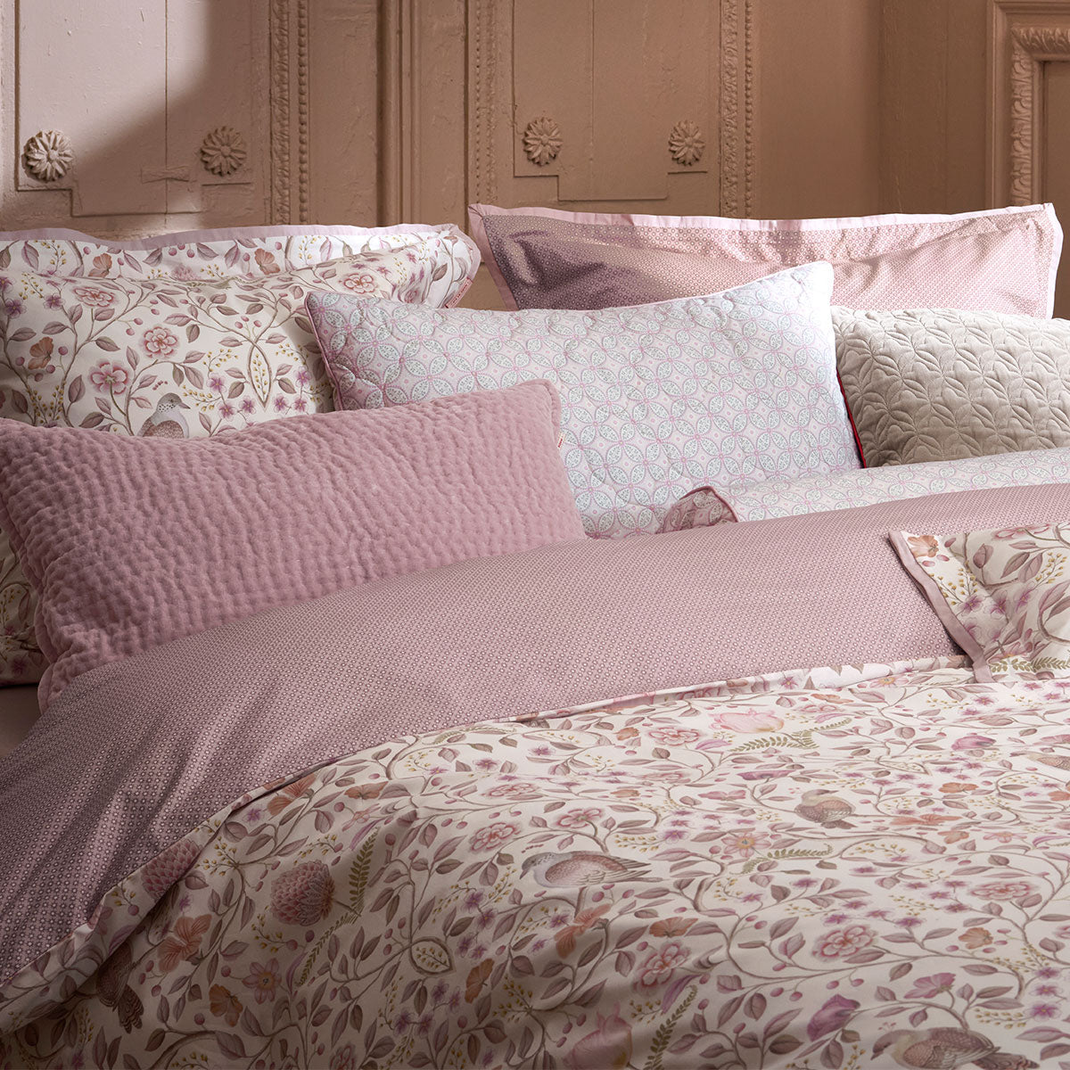 Pip Studio Off White Cotton Quilt Cover Set Queen - Floral Design - SuperSaverAU - view 3