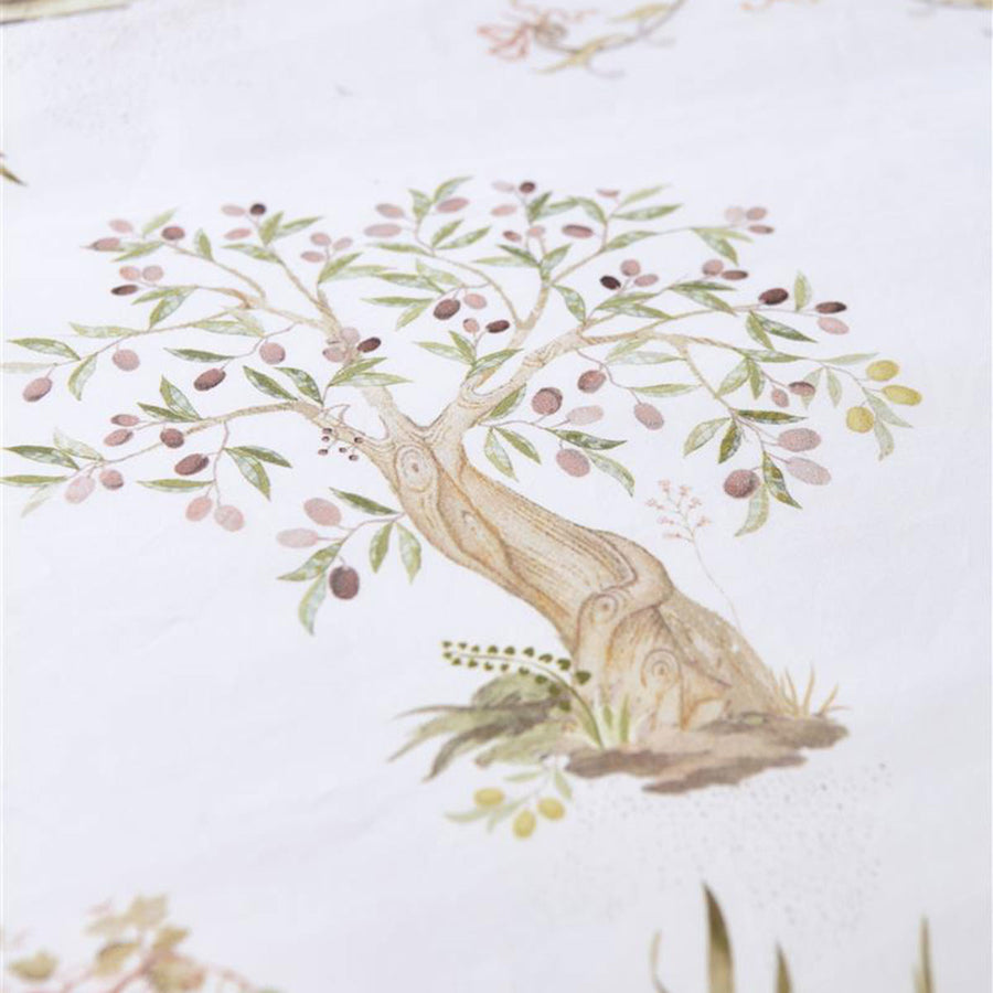 PIP Studio Giardini di Frutta White Cotton Quilt Cover Set King - Palm/Fruit Trees Print - SuperSaverAU - view 1