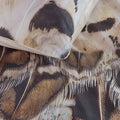 Bedding House Giselle Natural Cotton Sateen Quilt Cover Set King - Feathers Print, 220 TC - SuperSaverAU - view 2