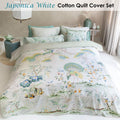 PIP Studio Japonica White Cotton Quilt Cover Set Queen - Landscape Print, 200TC - SuperSaverAU - view 2