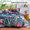 Bedding House Joy Multi Cotton Quilt Cover Set Queen - Floral Print, 144 TC - SuperSaverAU - view 2