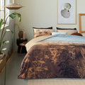 Bedding House Judy Brown Cotton Quilt Cover Set King - Landscape Print, 220 TC - SuperSaverAU - view 1