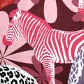 Bright Young Things Jungle Red Quilt Cover Set Double - Safari Animal Print - SuperSaverAU - view 2