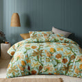 Accessorize Kienze Washed Cotton Floral Printed Quilt Cover Set Queen - SuperSaverAU - view 1