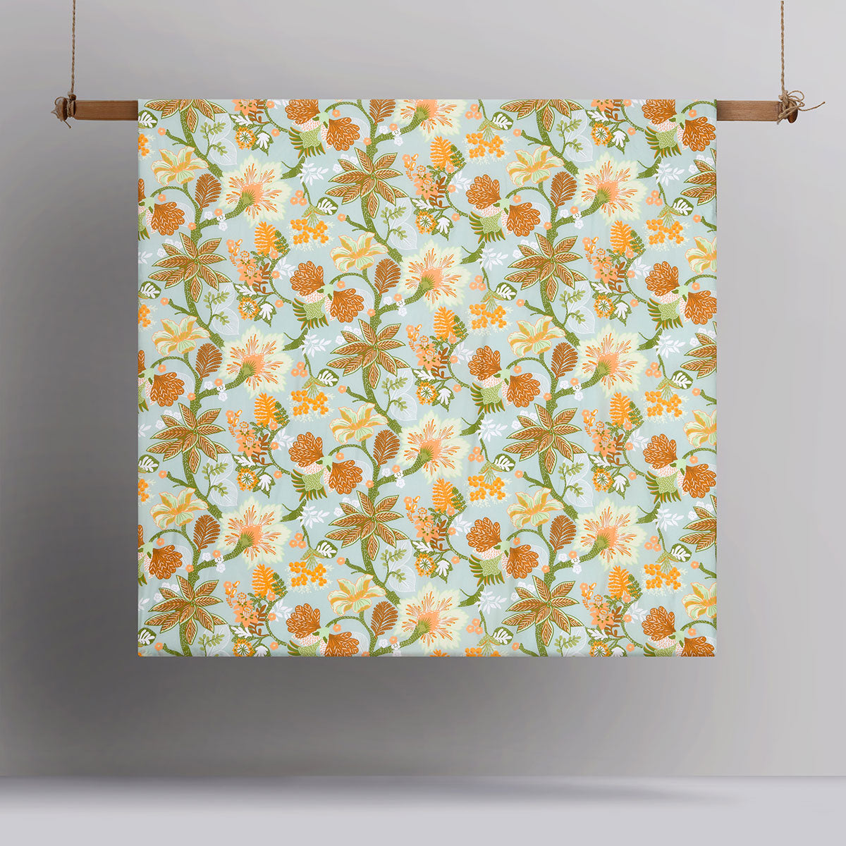 Accessorize Kienze Washed Cotton Floral Printed Quilt Cover Set Queen - SuperSaverAU - view 3