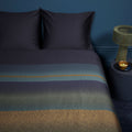 Bedding House Lenny Cotton Sateen Quilt Cover Set 220TC - Blue, Queen