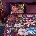 Bedding House Lily Cotton Sateen Floral Quilt Cover Set 220TC - Multi, Queen
