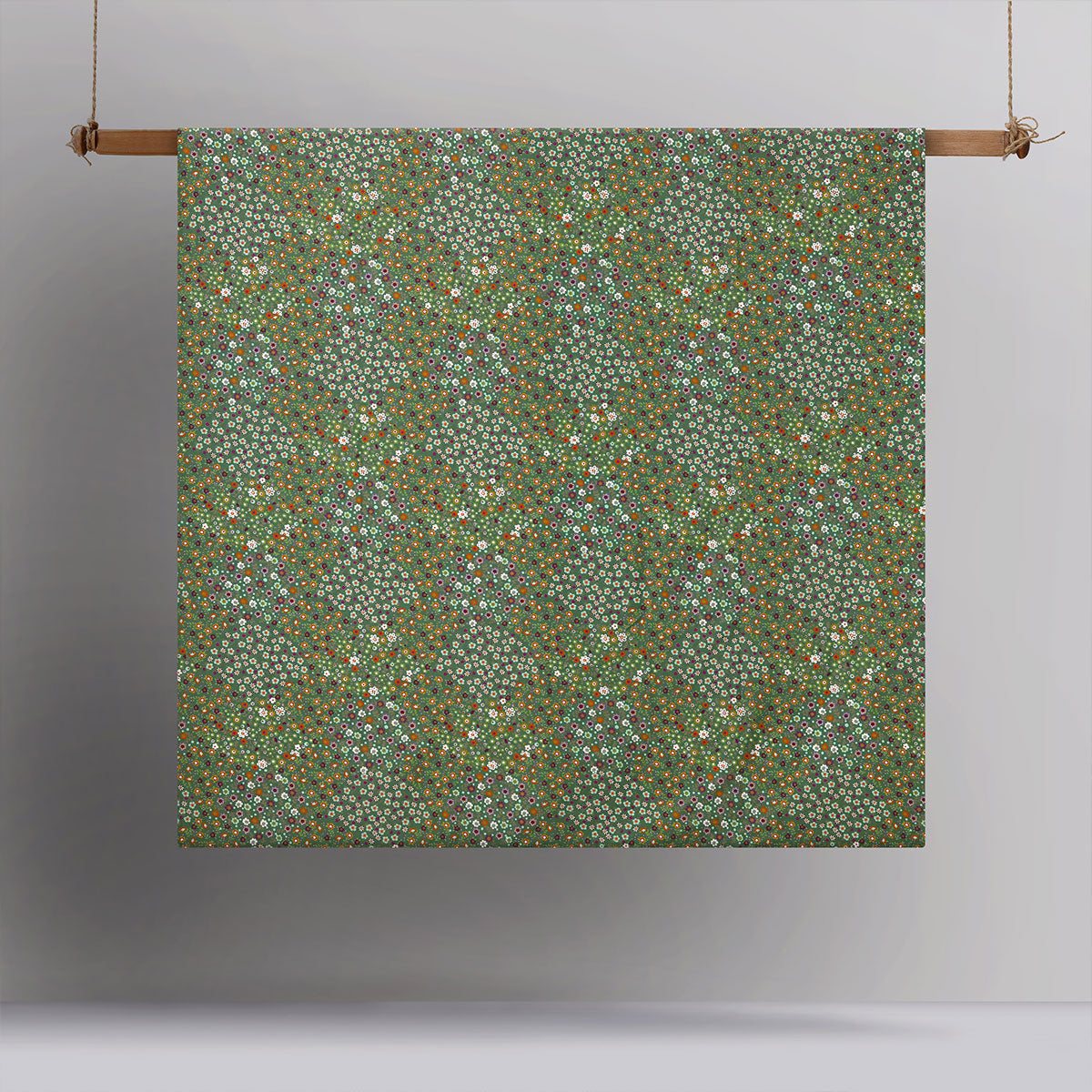 Accessorize Lisa Green Washed Cotton Printed Quilt Cover Set King - Floral Design - SuperSaverAU - view 1