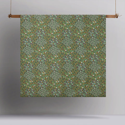 Accessorize Lisa Green Washed Cotton Printed Quilt Cover Set King - Floral Design - SuperSaverAU - view 1