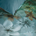 Bedding House Lou Cotton Floral Quilt Cover Set 144TC - Blue Green, King