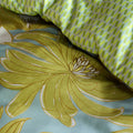 Oilily Melodi Cotton Sateen Floral Quilt Cover Set 200TC - Green, King