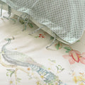 PIP Studio Okinawa White Quilt Cover Set King - Peacocks Print, 200TC Cotton - SuperSaverAU - view 2