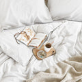 Beddinghouse Organic Cotton Basic White Quilt Cover Set Super King - SuperSaverAU - view 2