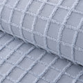Vintage Design Homewares Parquet Snooze Blue Quilt Cover Set Double - Grid Pattern - SuperSaverAU - view 3