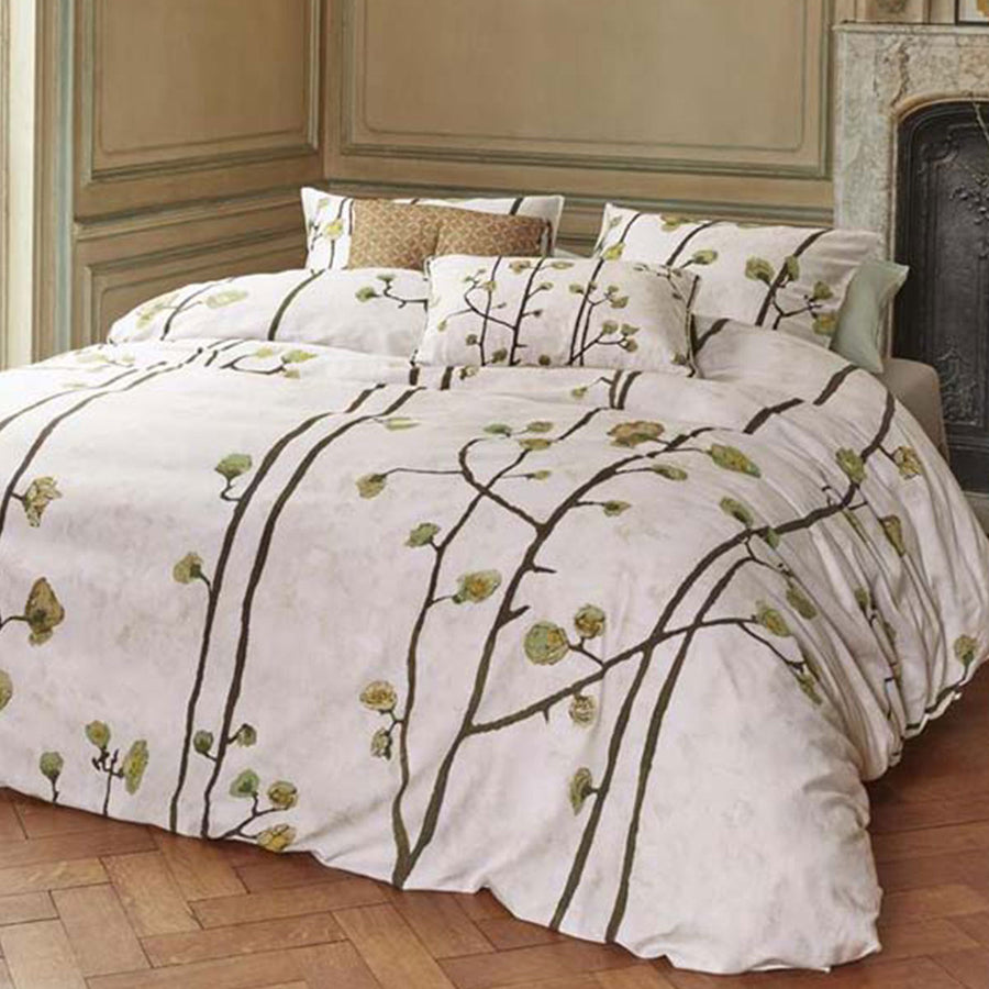 Bedding House Van Gogh Plum Blossoms Sand Quilt Cover Set King - Floral Print - SuperSaverAU - view 1